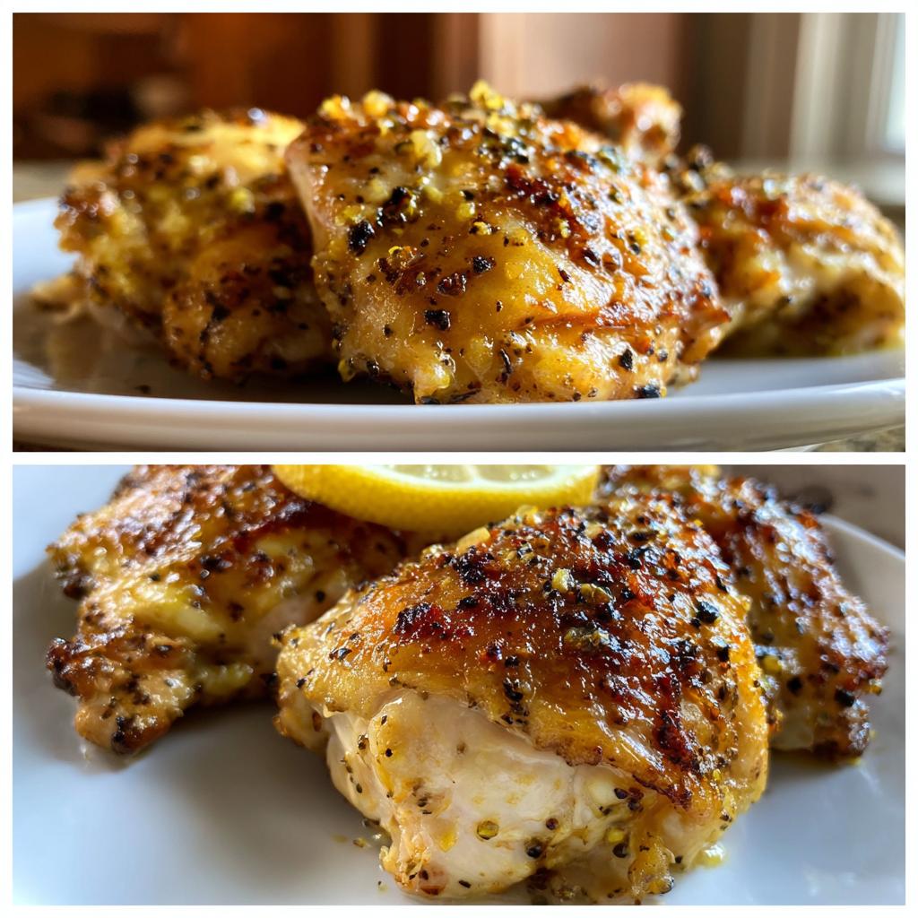 Lemon Pepper Chicken Thighs - detail 1