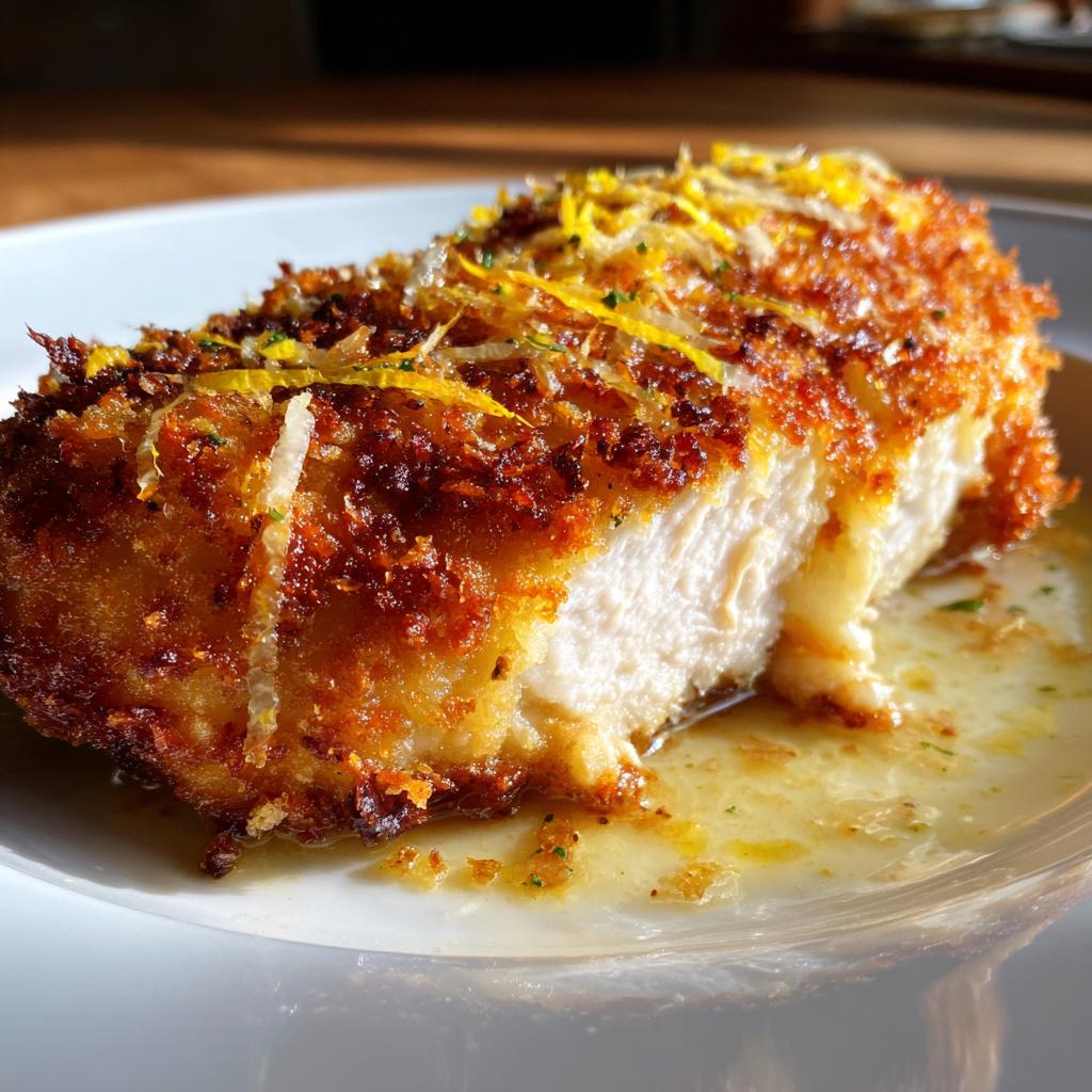Lemon pecorino chicken breast fillets