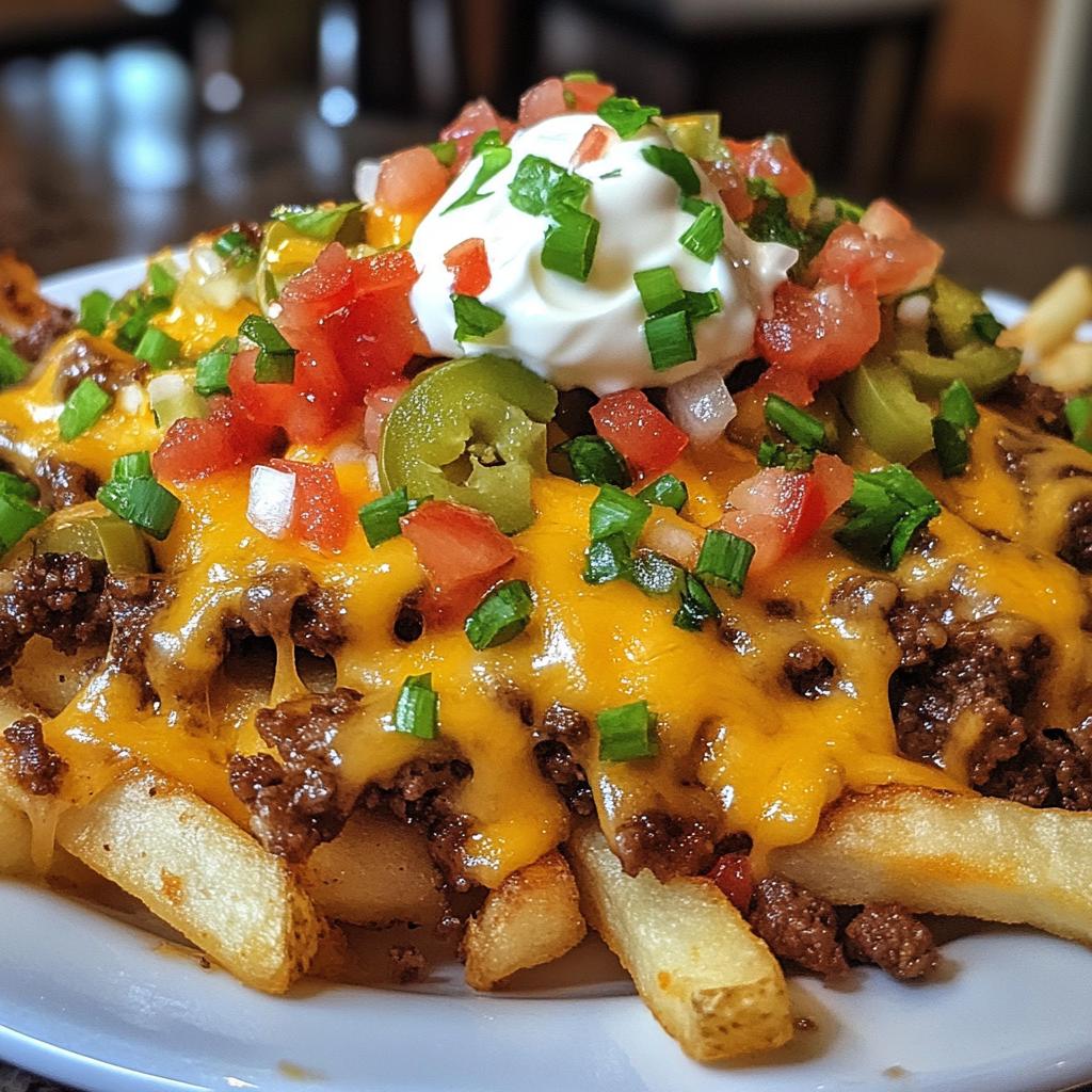 Loaded Cheese Beef Fries