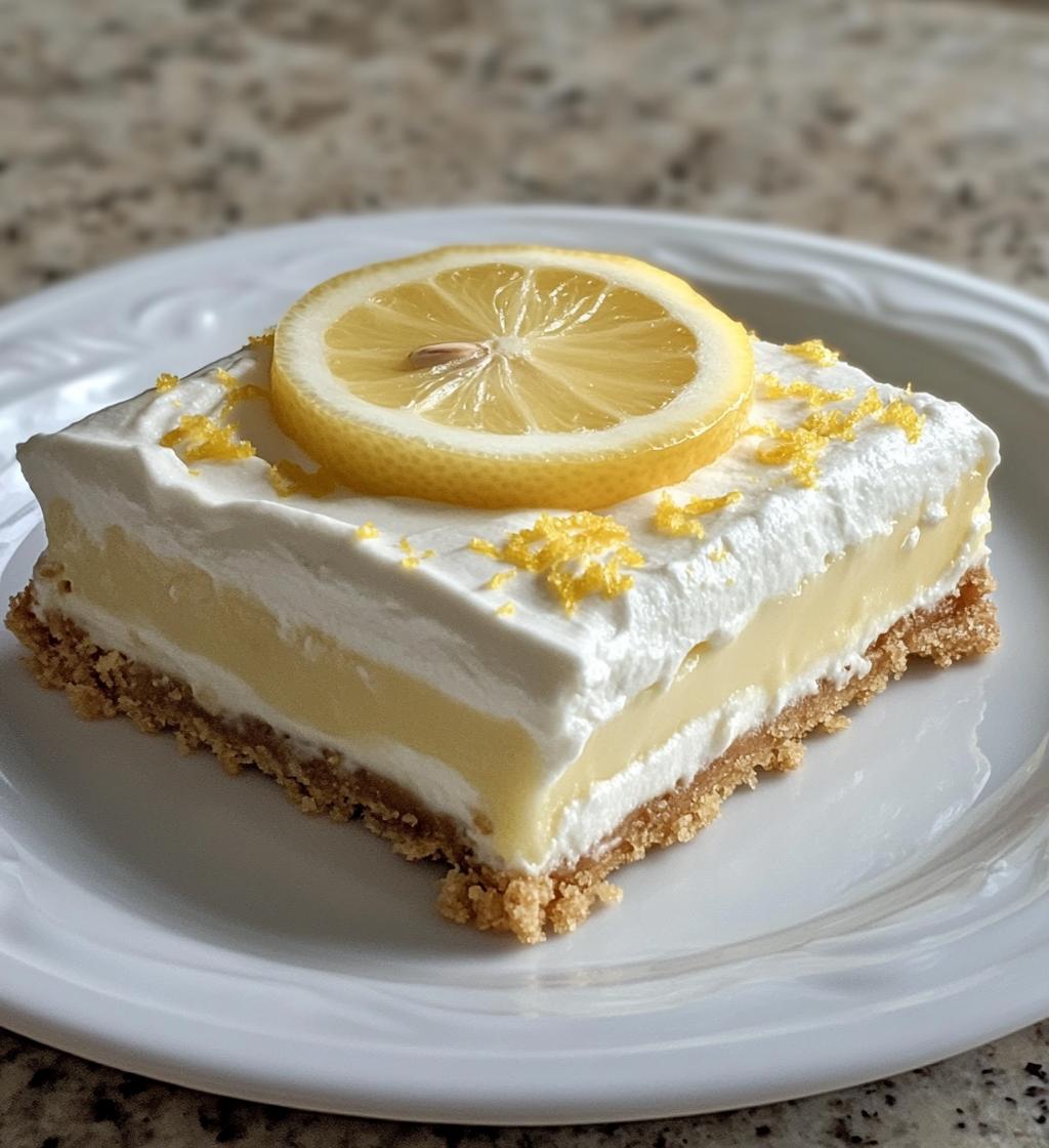 Magic Lemon Dessert - detail 1