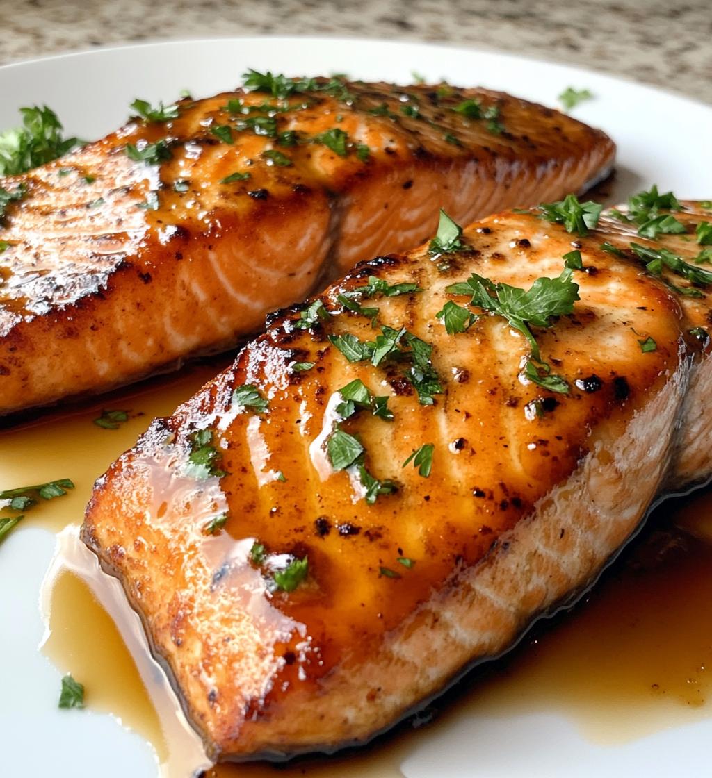 Maple Bourbon Glazed Salmon in 30 Minutes - Restaurant Quality! - detail 1