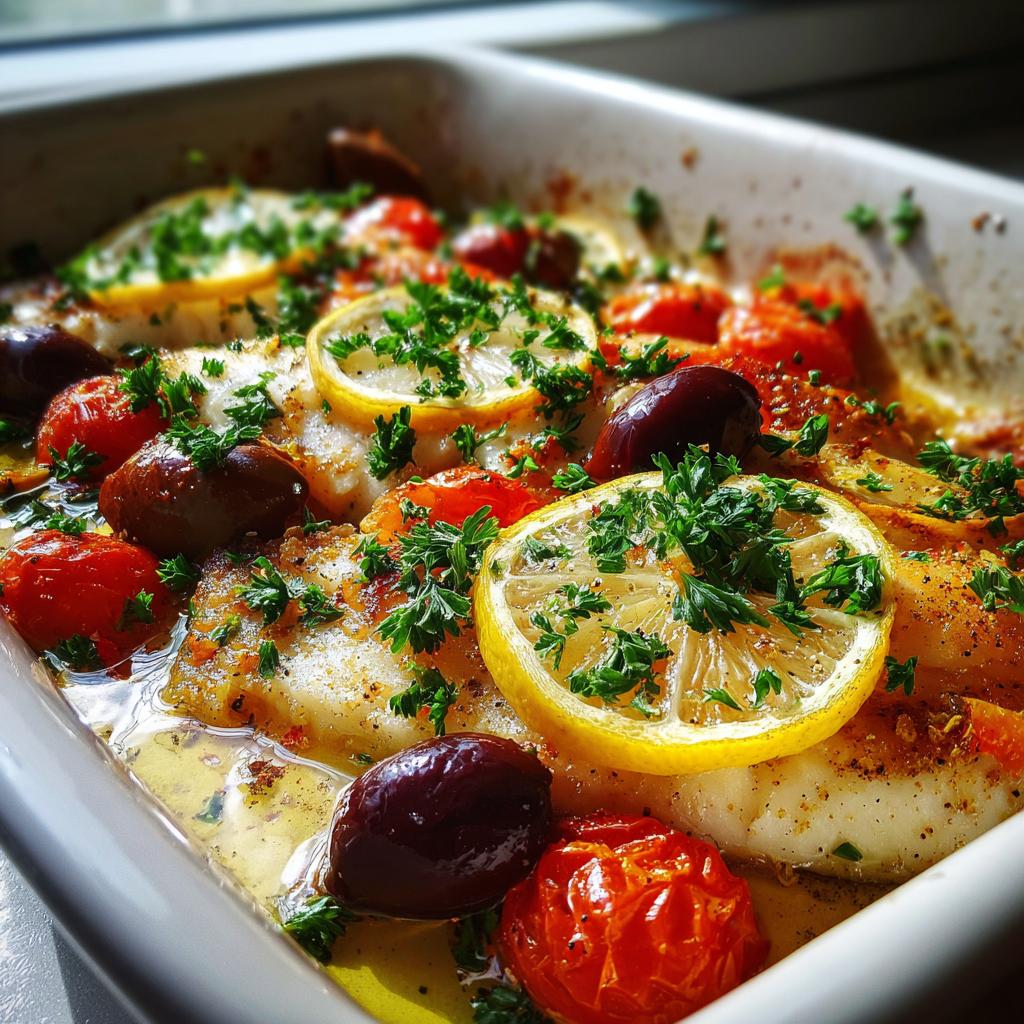 Mediterranean Baked Fish - detail 1