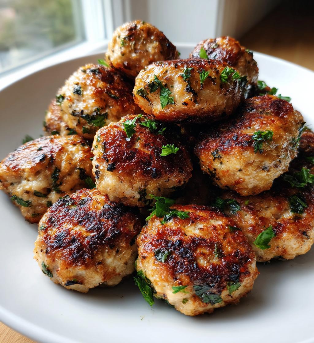 Mediterranean Chicken Meatballs