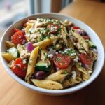 Mediterranean Chicken Pasta Salad