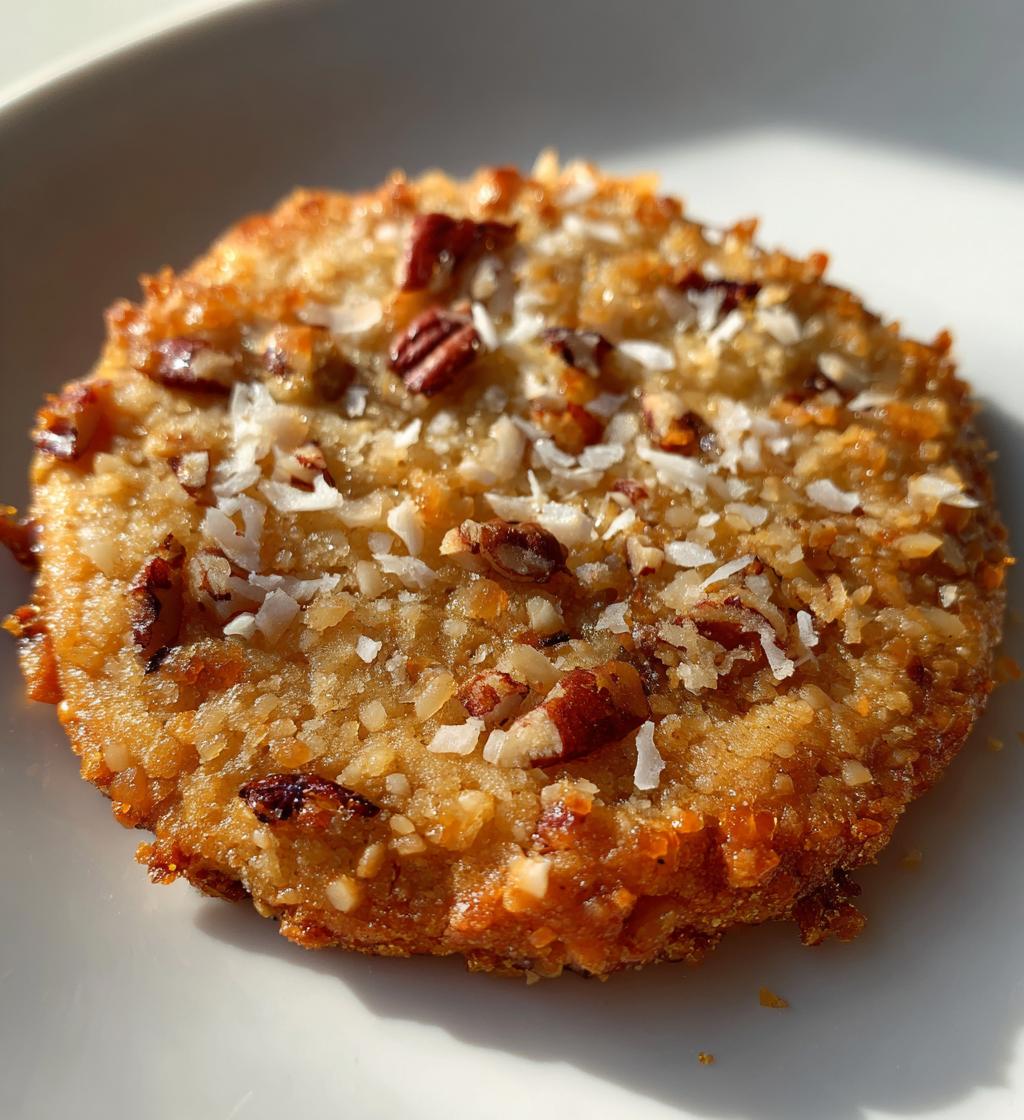 No-Bake Coconut Pecan Praline Cookies