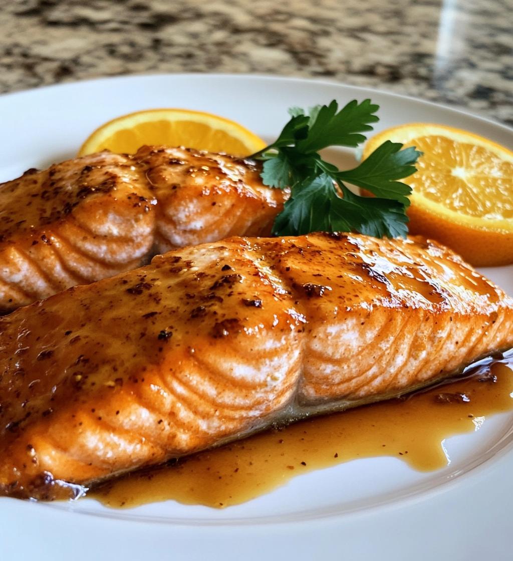 Orange Glazed Salmon