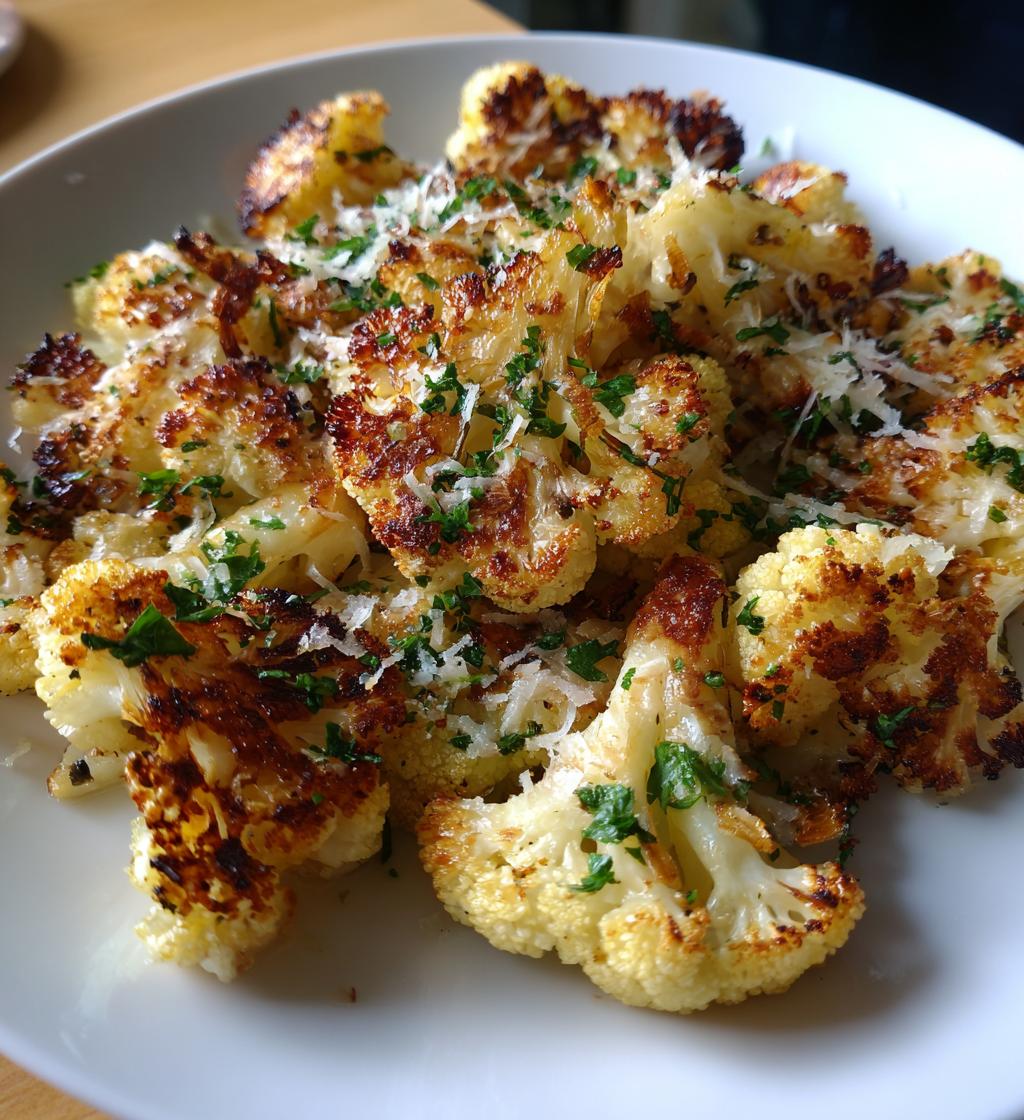 Parmesan Roasted Cauliflower