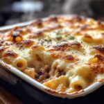 Pasta Bake with Minced Beef and Cheese