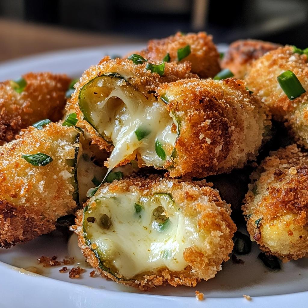 Pepper Jack Cheese Stuffed Fried Okra