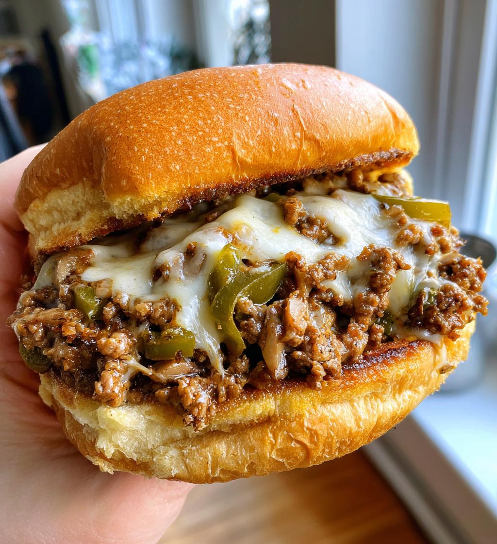 Philly Cheesesteak Sloppy Joes: A Cheesy 30-Minute Dinner Everyone Will Love - detail 1