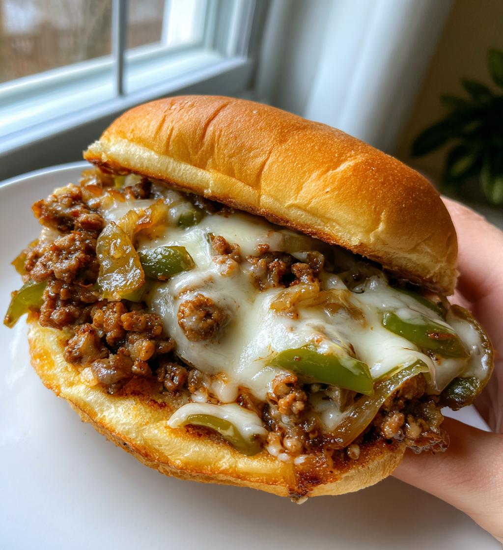 Philly Cheesesteak Sloppy Joes: A Cheesy 30-Minute Dinner Everyone Will Love