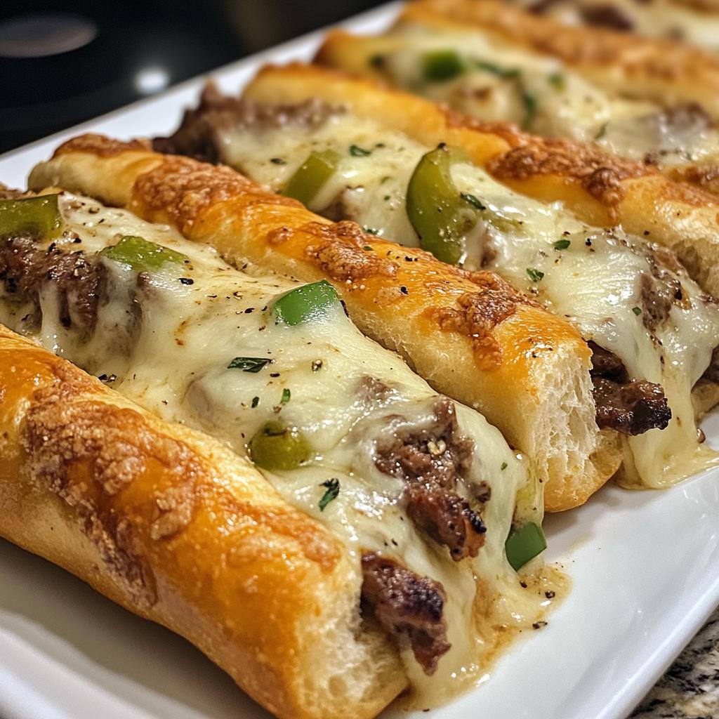 Philly Cheesesteak Stuffed Breadsticks – Ooey Gooey Perfection!