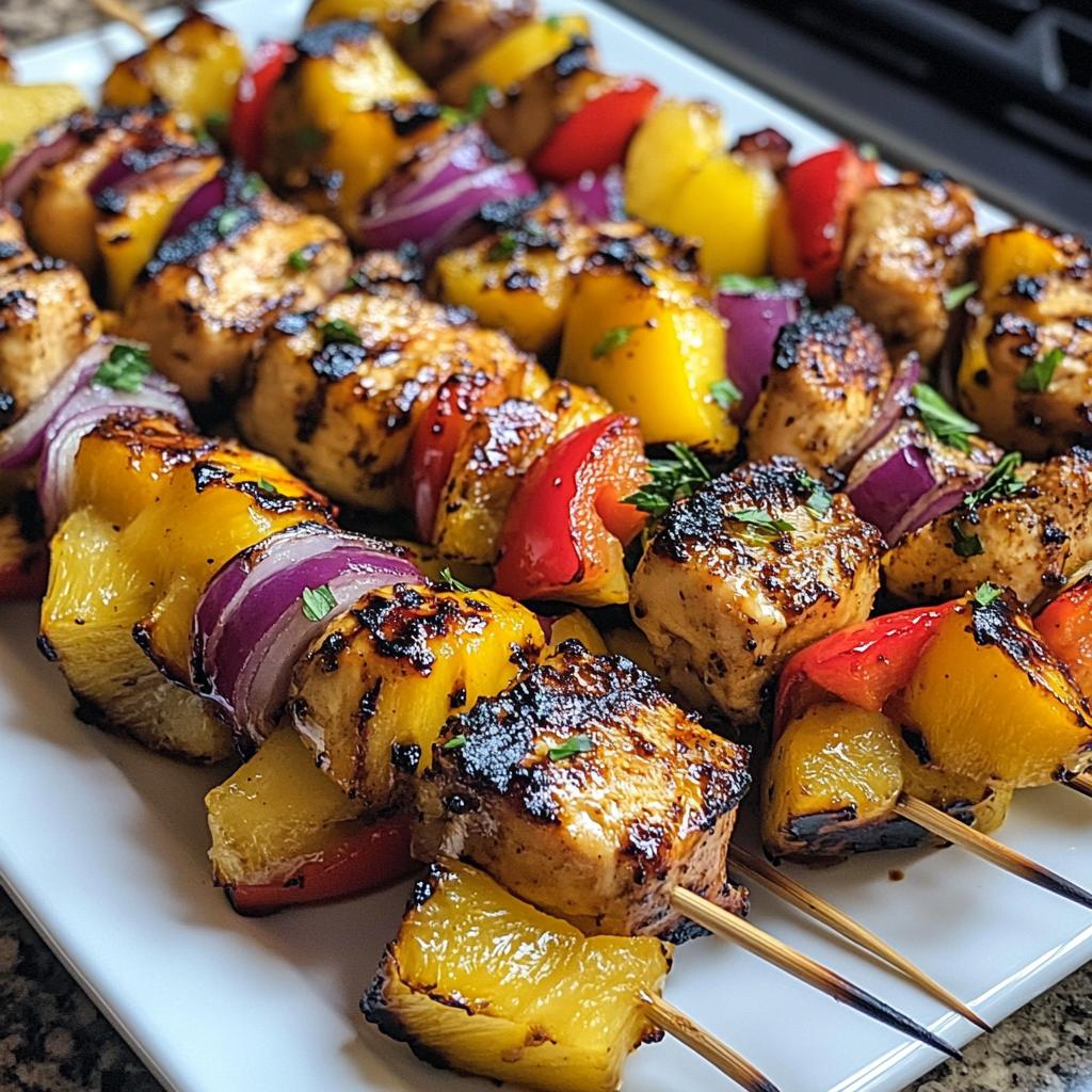 Pineapple Chicken Kabobs Recipe: Easy Grilled Summer Dinner