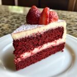 Red Velvet Strawberry Cheesecake