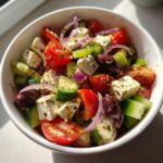 Refreshing Greek Farmer's Salad with Feta and Olives