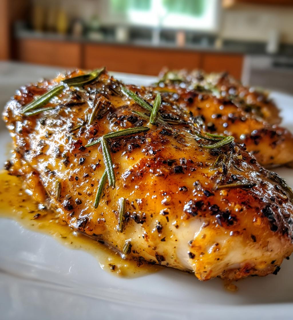 Rosemary-Infused Baked Dijon Chicken