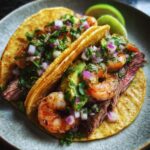 Shrimp and Steak Tacos