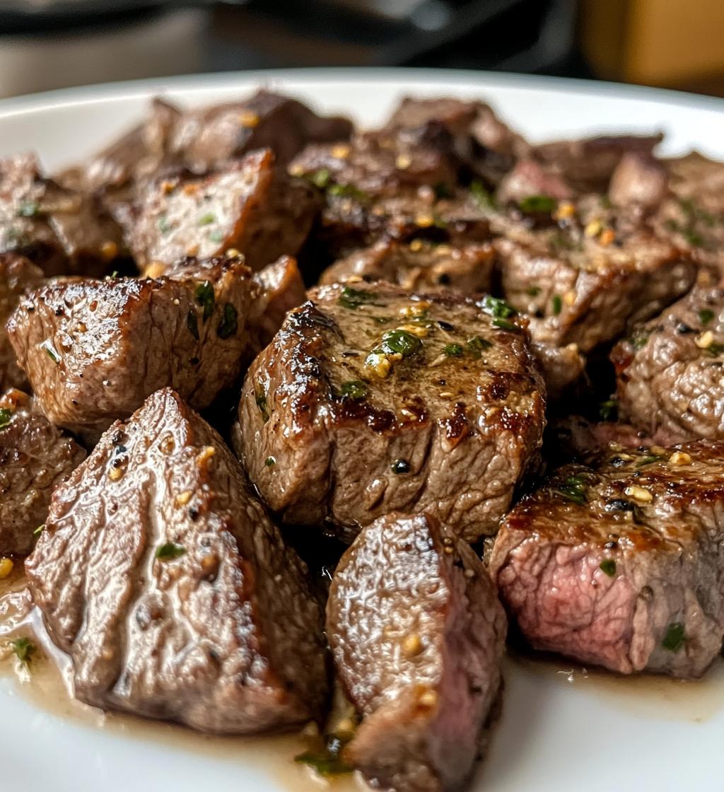 Slow-Cooked Garlic Butter Steak Bites - detail 1