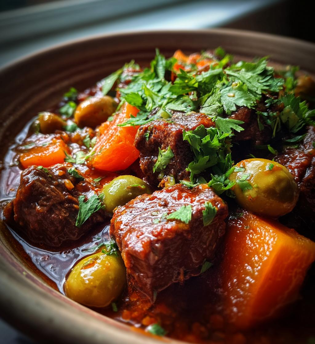 Slow-Cooked Moroccan Beef Tagine - detail 1