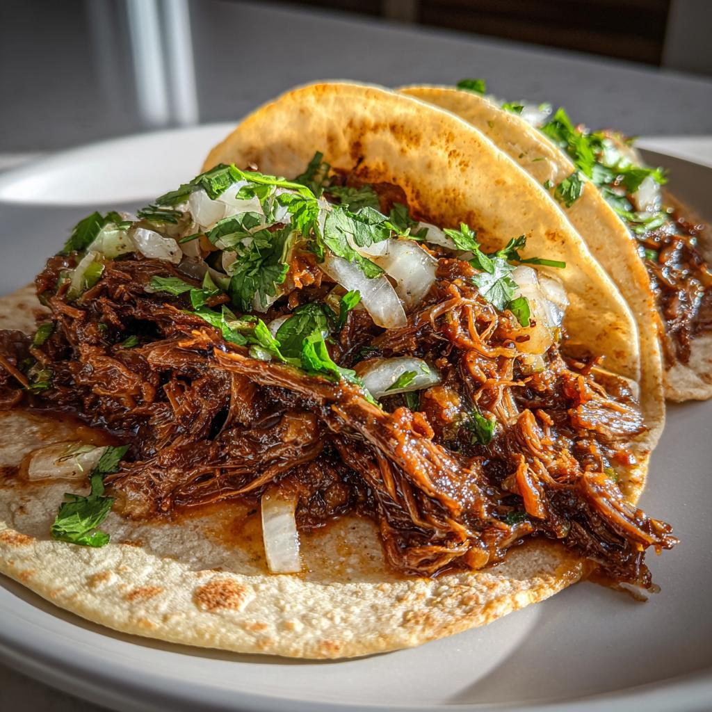 Slow Cooker Shredded Beef Tacos - detail 1