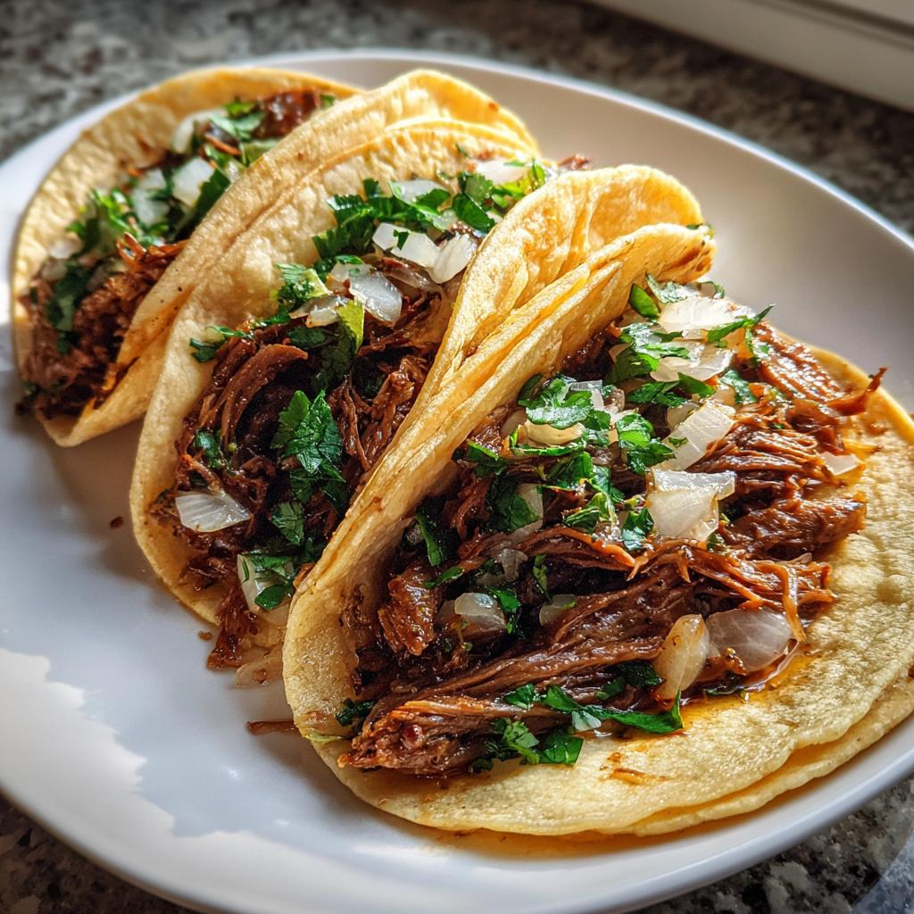 Slow Cooker Shredded Beef Tacos
