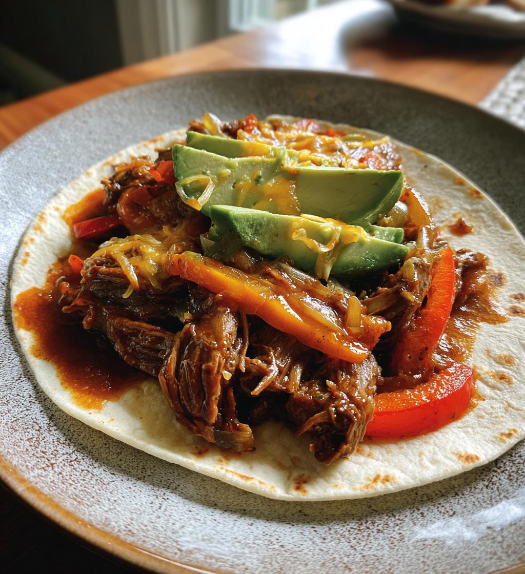 Slow Cooker Steak Fajitas - detail 1