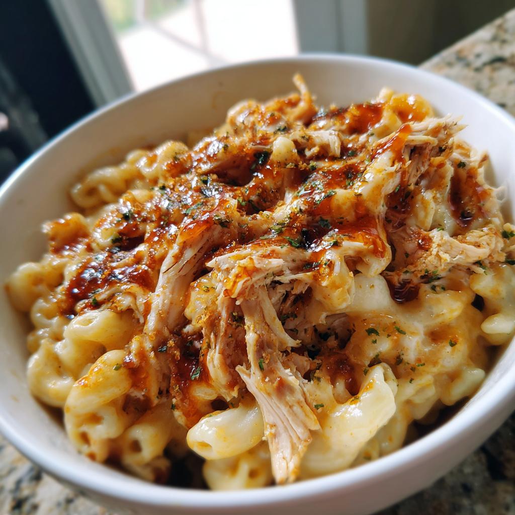 Smoky, Cheesy Bliss: The BBQ Chicken Mac and Cheese Your Weeknight Needs