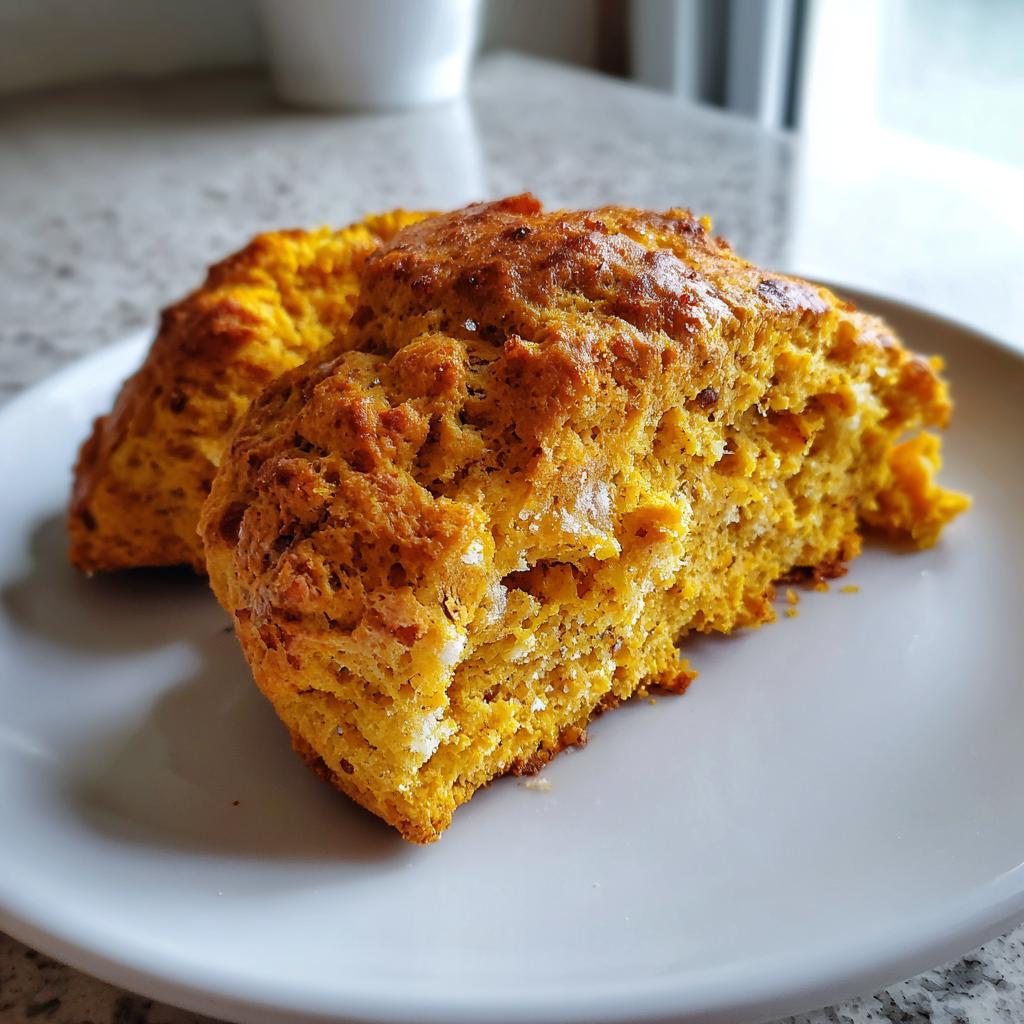 Spiced Keto Pumpkin Scones - detail 1