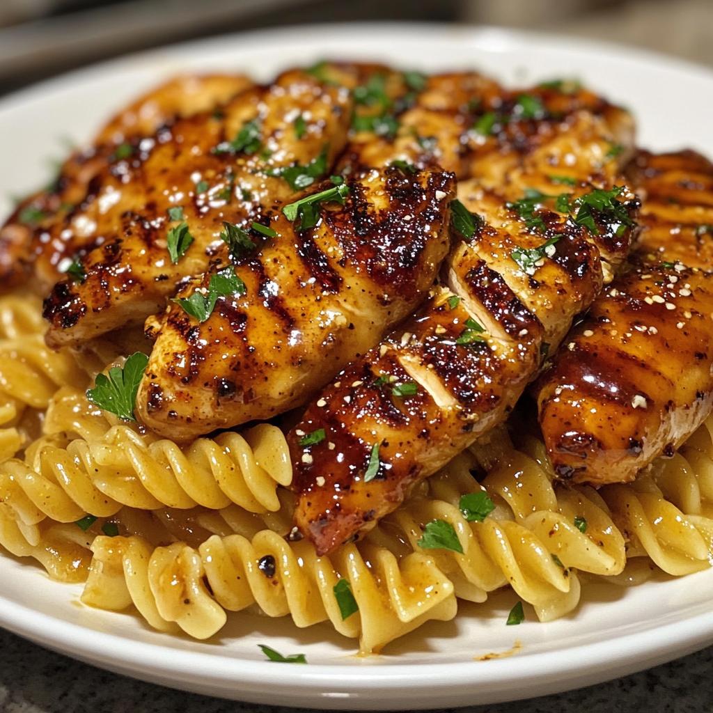 Spicy Cajun Honey Butter Chicken & Pasta