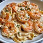 Spicy Cajun Shrimp Alfredo Pasta