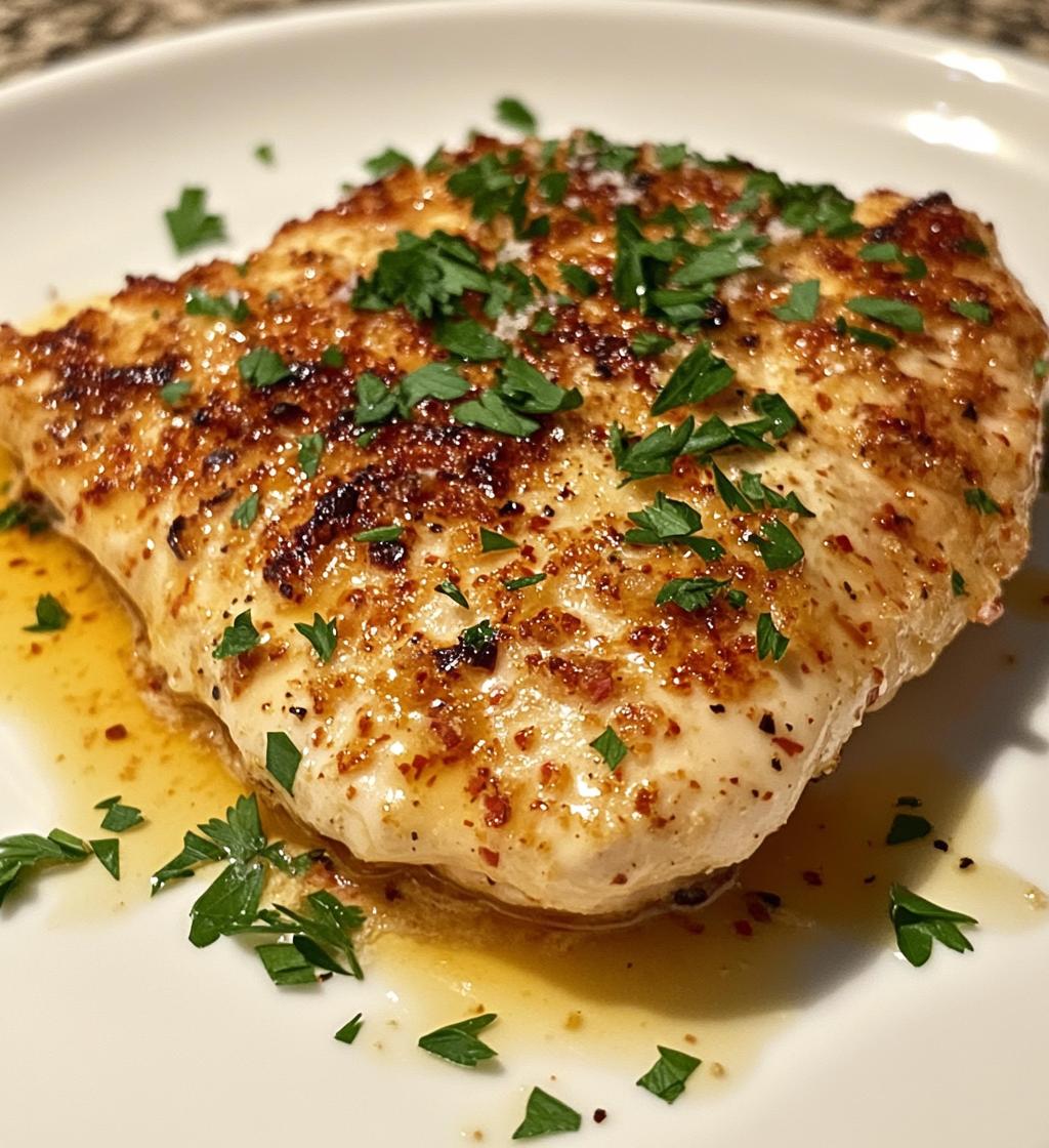 Spicy Garlic Parmesan Chicken Fillet