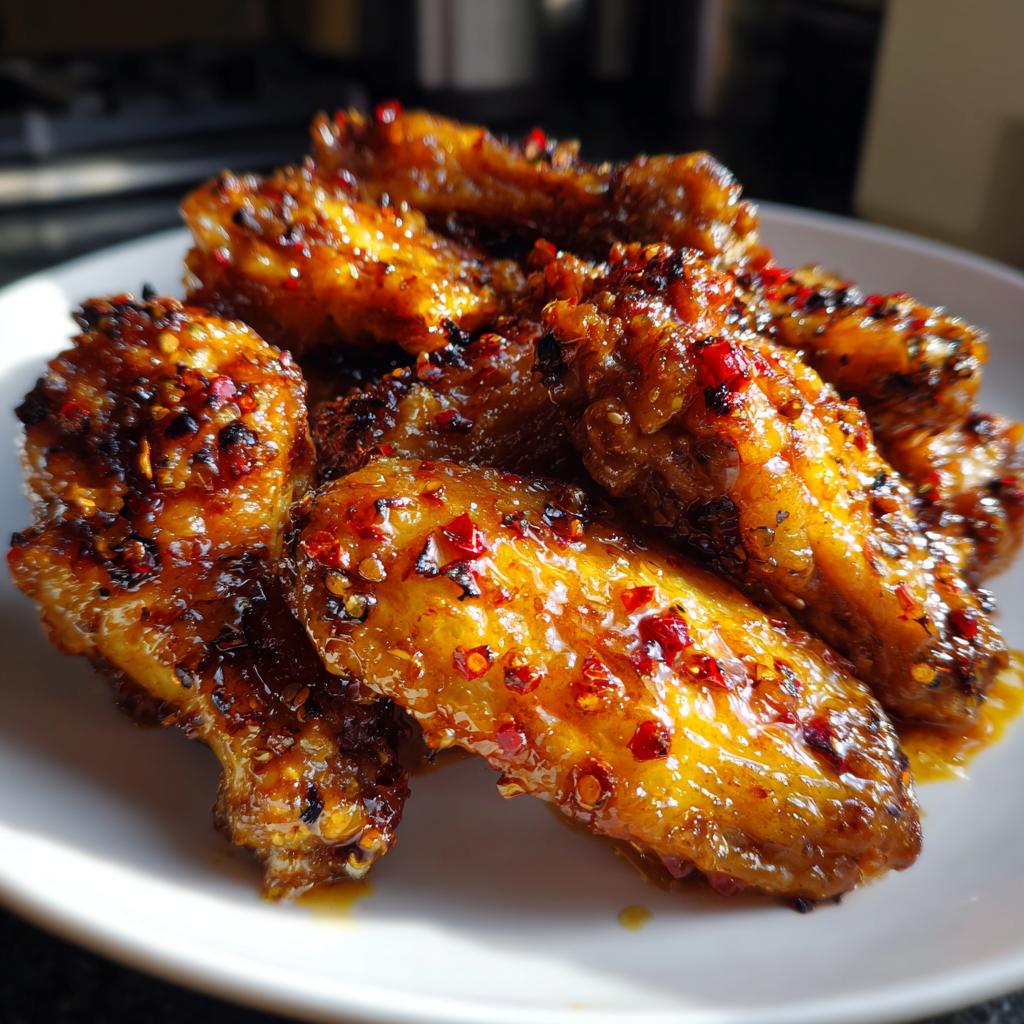 Spicy Honey-Glazed Chicken Wings: Easy Party Appetizer Recipe