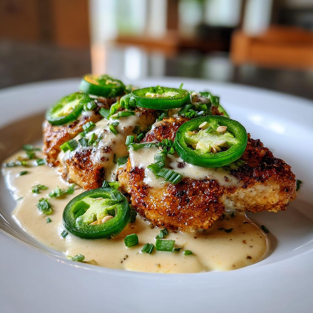 Spicy Jalapeno Chicken with Creamy Sauce