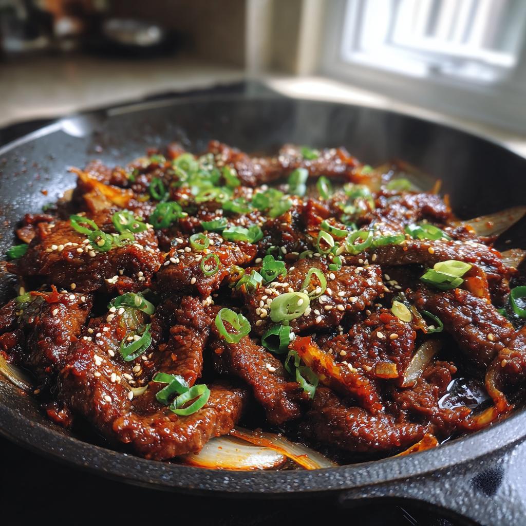 Spicy Korean Beef Bulgogi