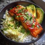 Spicy Sriracha Honey Salmon Bowl Recipe