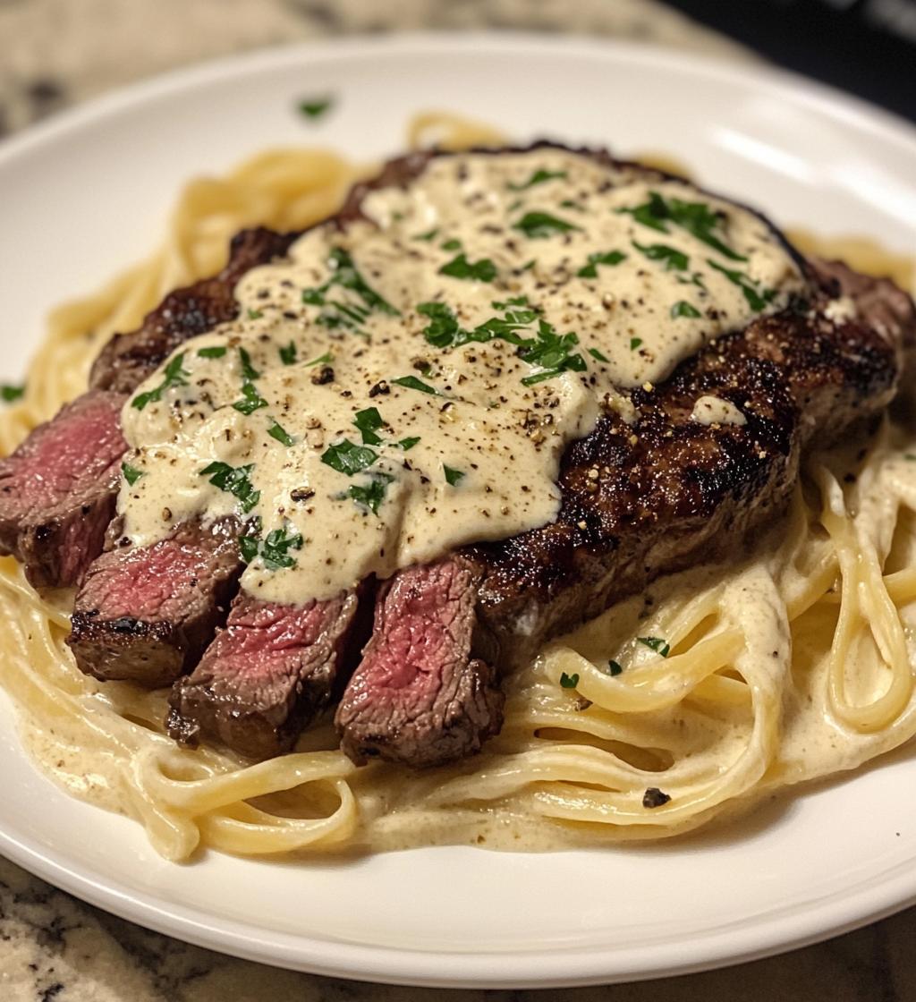 Steak Gorgonzola Alfredo - detail 1