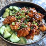 Sticky Chicken Rice Bowls Recipe