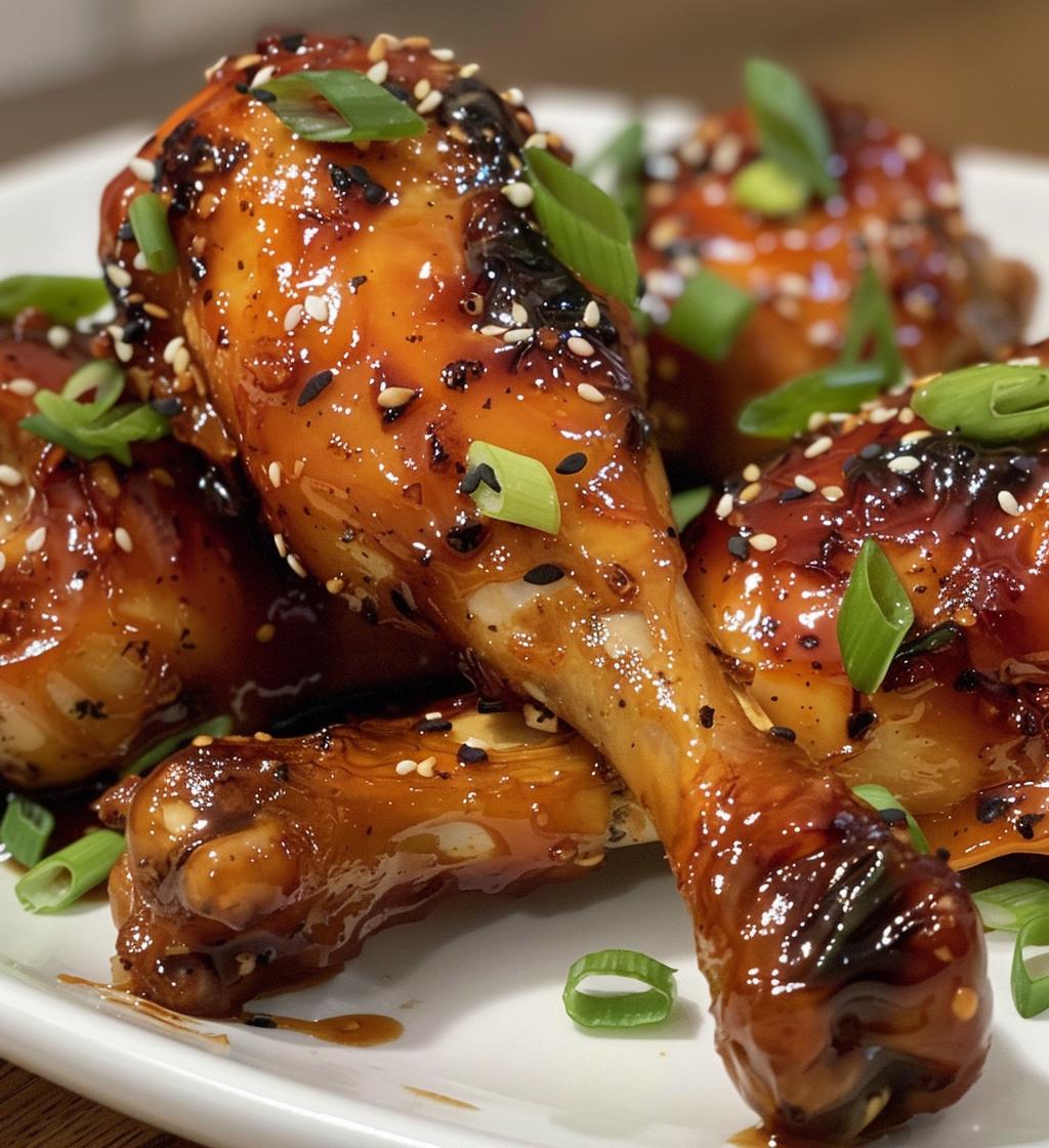 Sticky Honey Soy Chicken Drumsticks - detail 1