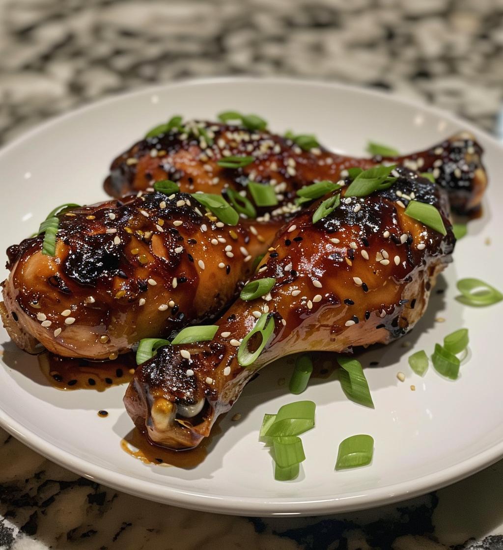 Sticky Honey Soy Chicken Drumsticks