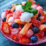 Strawberry Cotton Candy Salad