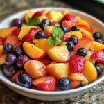 Summer Peach Fruit Salad – Light, Juicy & Perfect for Hot Days