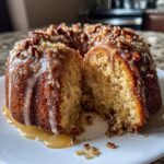 Sweet Potato Honey Bun Cake with Pecans