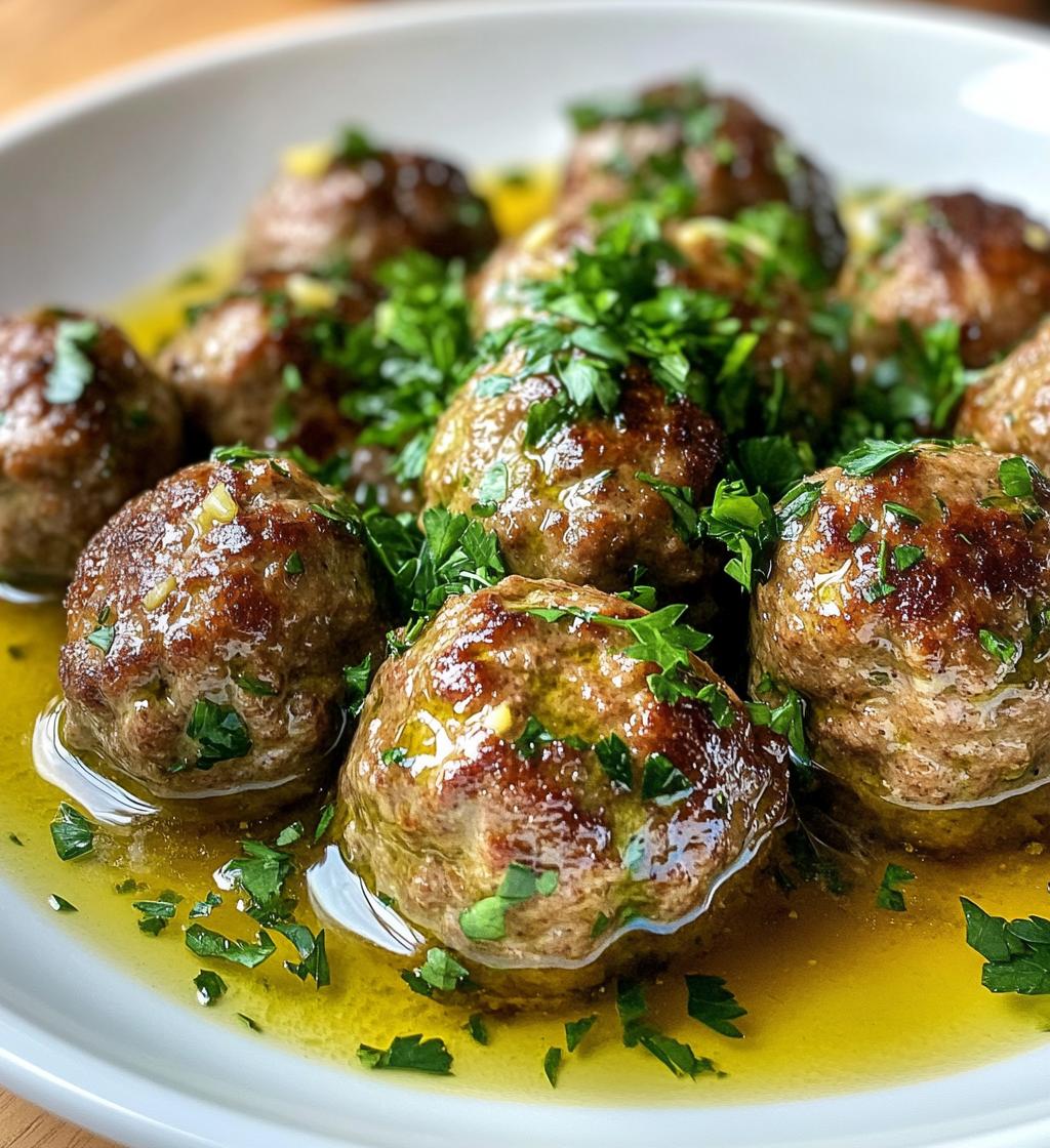 Tender Greek Meatballs in Lemon Sauce - detail 1