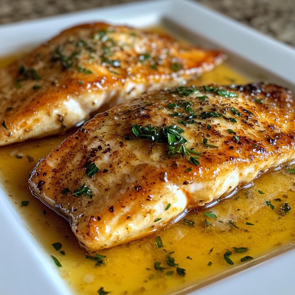 Tender Redfish in Aromatic Lemon Butter Sauce - detail 1