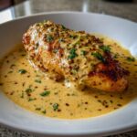 Tender chicken in a creamy mustard sauce
