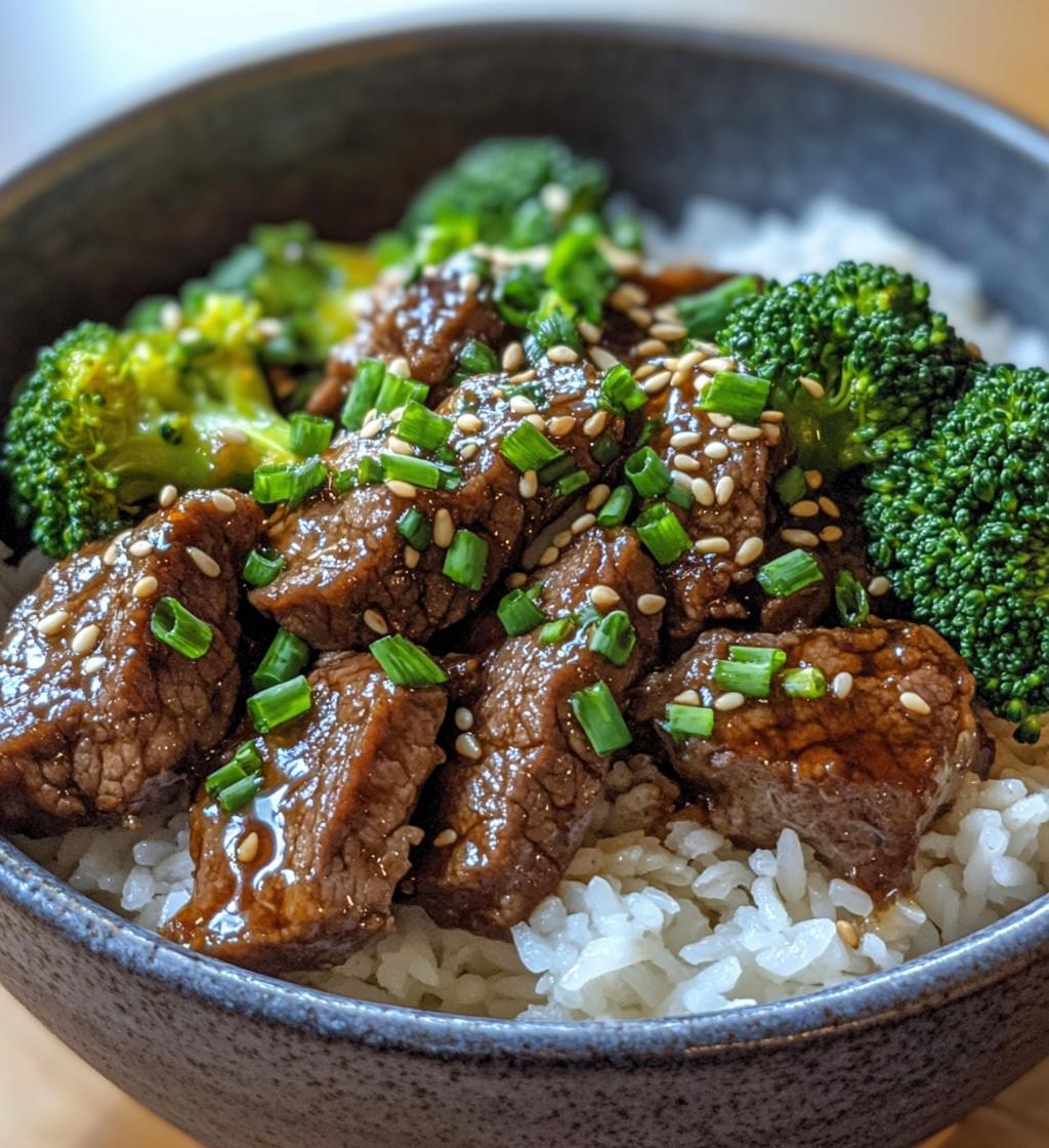 Teriyaki Beef & Broccoli Rice Bowls - detail 1