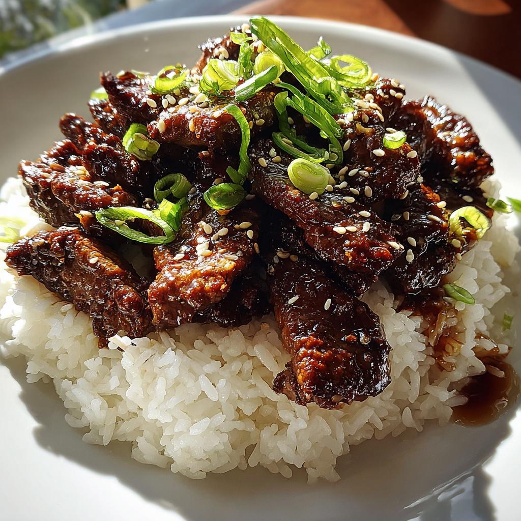 Teriyaki Beef with Rice - detail 1