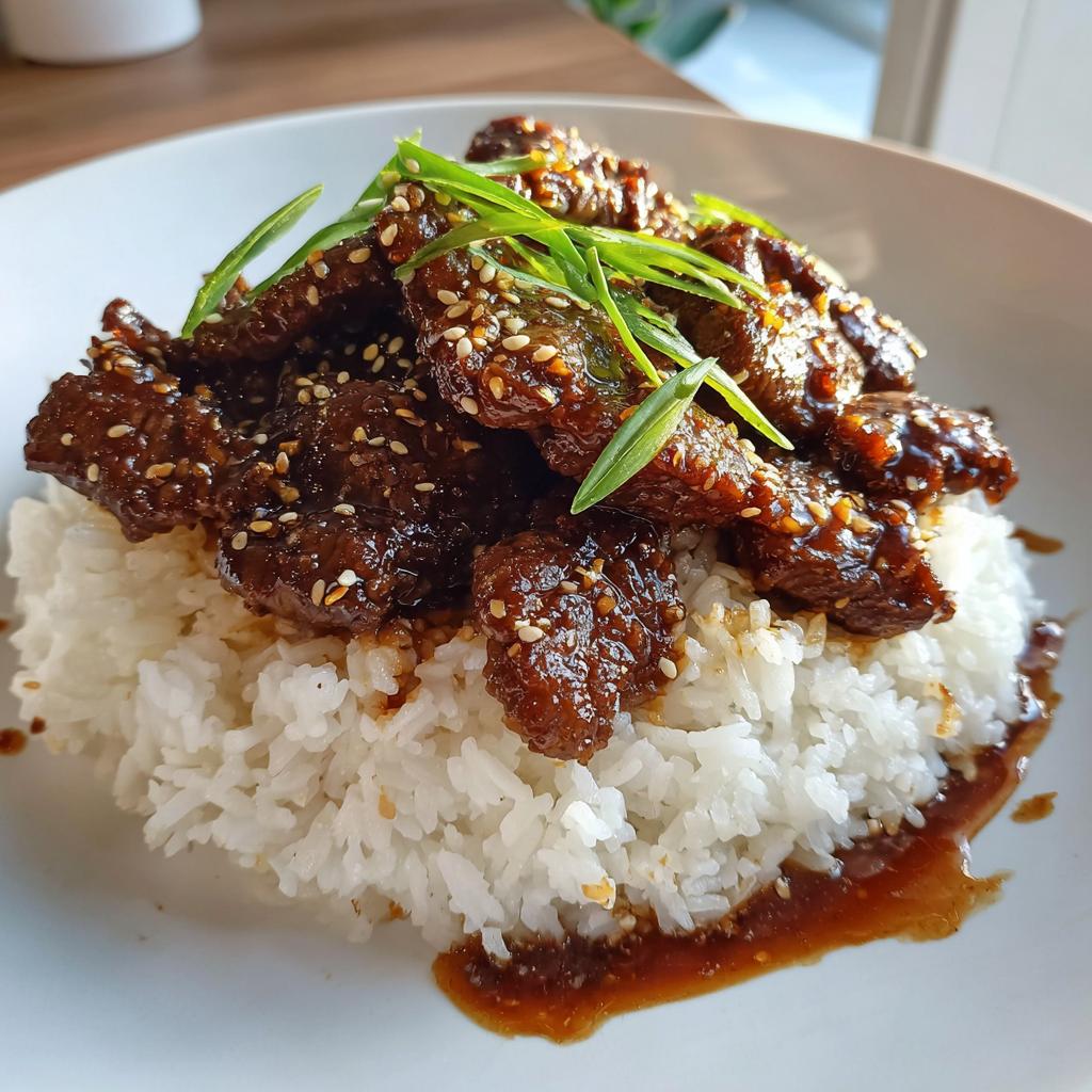 Teriyaki Beef with Rice
