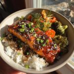 Teriyaki Salmon Bowls with Sesame Vegetables
