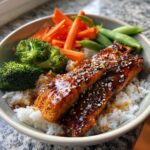Teriyaki Salmon Rice Bowls with Steamed Vegetables – Quick Dinner Idea